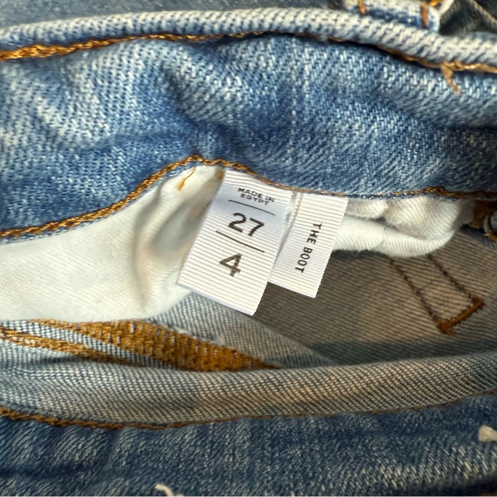 LOFT Women's Blue Boot Cut Jeans Size 27/4 - Picture 4 of 9